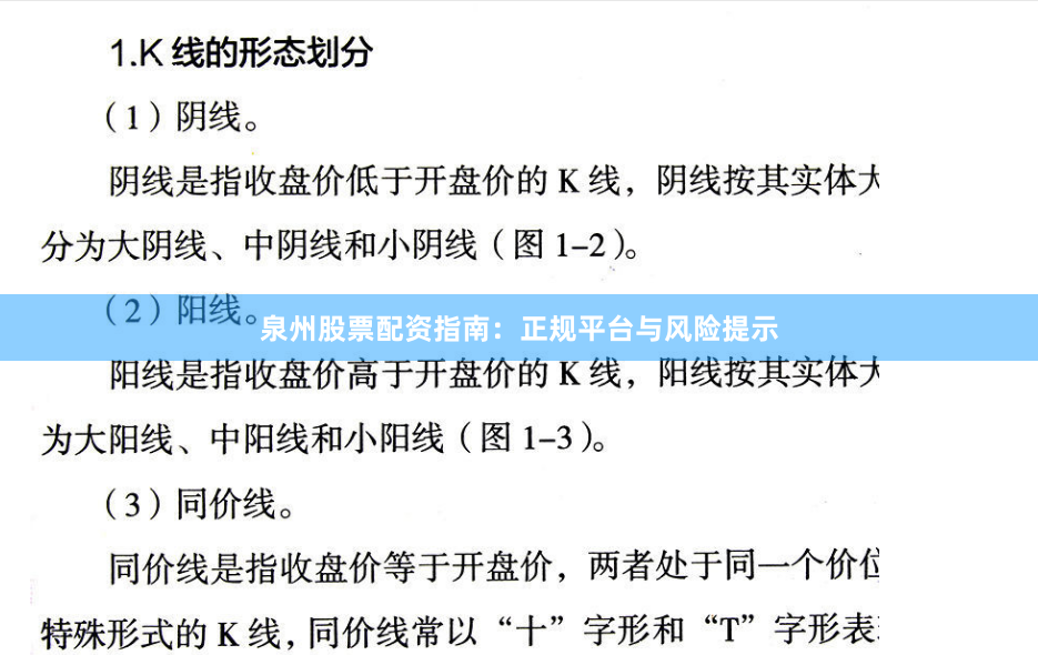 泉州股票配资指南：正规平台与风险提示